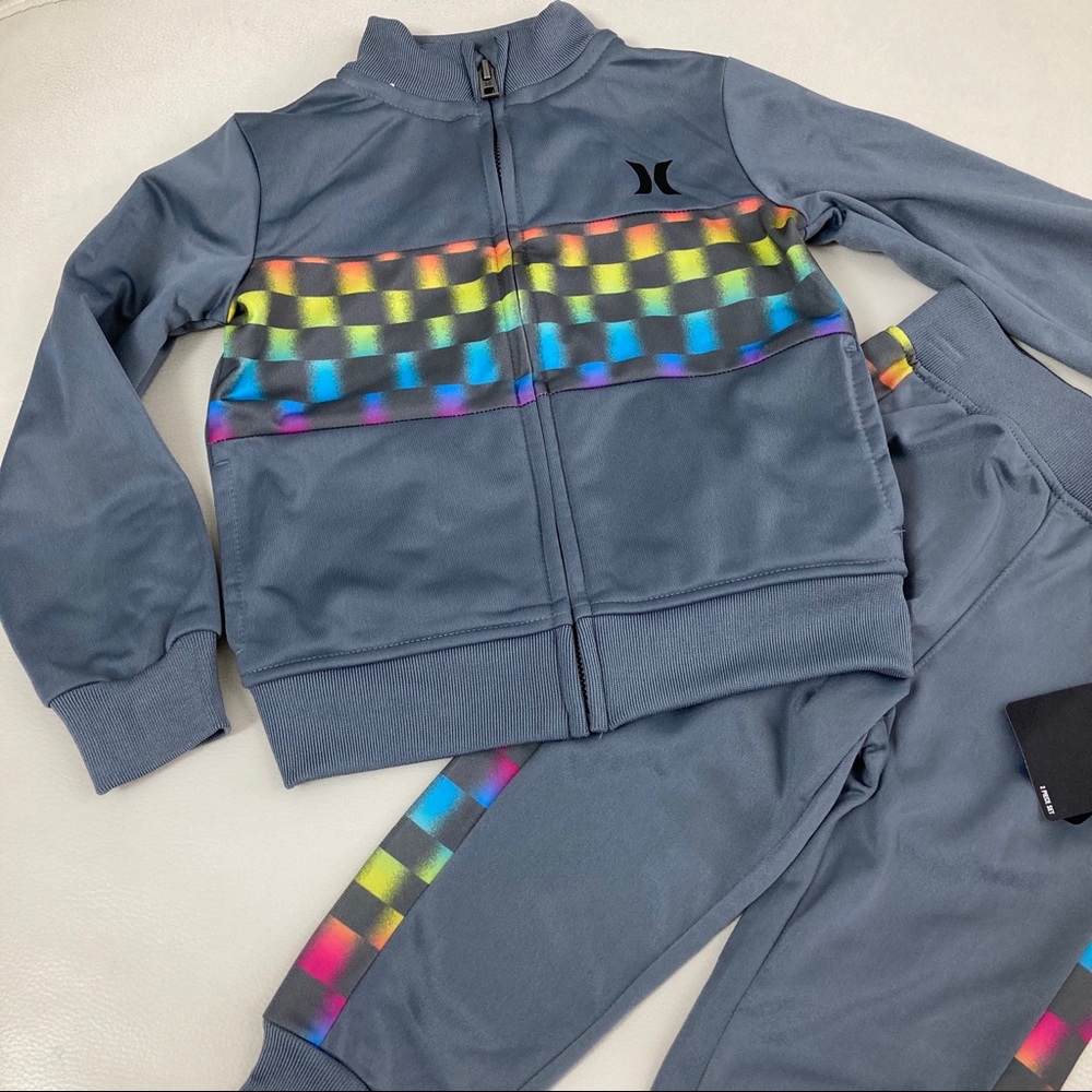 Hurley grey long sleeve active pants set 2300 - Picture 3 of 7